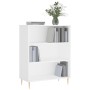 Estantería madera de ingeniería blanco 69,5x32,5x90 cm de vidaXL, Librerías y estanterías - Ref: Foro24-828348, Precio: 63,21...