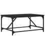 Mesa de centro madera contrachapada negro 75x50x35 cm en Mesas de centro | Comprar online en Foru.es