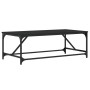Mesa de centro de madera contrachapada negro 100x50x35 cm en Mesas de centro | Comprar online en Foru.es