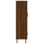 Aparador alto madera de ingeniería roble marrón 69,5x31x115 cm de vidaXL, Aparadores - Ref: Foro24-828315, Precio: 99,30 €, D...