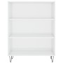 Estantería madera de ingeniería blanco brillo 69,5x32,5x90 cm de vidaXL, Librerías y estanterías - Ref: Foro24-828358, Precio...