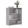 Estantería madera de ingeniería gris Sonoma 69,5x32,5x90 cm de vidaXL, Librerías y estanterías - Ref: Foro24-828354, Precio: ...