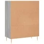 Estantería madera de ingeniería gris Sonoma 69,5x32,5x90 cm de vidaXL, Librerías y estanterías - Ref: Foro24-828354, Precio: ...