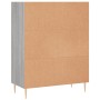 Estantería madera de ingeniería gris Sonoma 69,5x32,5x90 cm de vidaXL, Librerías y estanterías - Ref: Foro24-828354, Precio: ...
