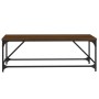 Mesa de centro madera contrachapada marrón roble 100x50x35 cm en Mesas de centro | Comprar online en Foru.es