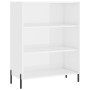 Estantería madera de ingeniería blanco brillo 69,5x32,5x90 cm de vidaXL, Aparadores - Ref: Foro24-828374, Precio: 66,08 €, De...