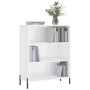 Estantería madera de ingeniería blanco brillo 69,5x32,5x90 cm de vidaXL, Aparadores - Ref: Foro24-828374, Precio: 66,08 €, De...