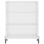 Estantería madera de ingeniería blanco brillo 69,5x32,5x90 cm de vidaXL, Aparadores - Ref: Foro24-828374, Precio: 66,08 €, De...