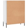 Estantería madera de ingeniería blanco brillo 69,5x32,5x90 cm de vidaXL, Aparadores - Ref: Foro24-828374, Precio: 66,08 €, De...