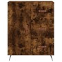Aparador de madera de ingeniería roble ahumado 69,5x34x90 cm de vidaXL, Aparadores - Ref: Foro24-827889, Precio: 90,16 €, Des...