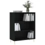 Estantería madera de ingeniería negro 69,5x32,5x90 cm de vidaXL, Librerías y estanterías - Ref: Foro24-828349, Precio: 56,54 ...