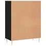 Estantería madera de ingeniería negro 69,5x32,5x90 cm de vidaXL, Librerías y estanterías - Ref: Foro24-828349, Precio: 56,54 ...