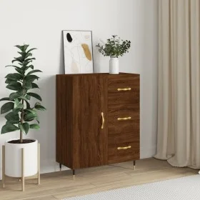 Sideboard aus eichenbraunem Holzwerkstoff, 69,5 x 34 x 90 cm von vidaXL, Sideboards - Ref: Foro24-827899, Preis: 77,44 €, Rab...
