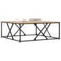 Mesa de centro madera de ingeniería roble Sonoma 100x100x40 cm en Mesas de centro | Comprar online en Foru.es
