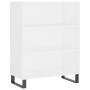 Estantería madera de ingeniería blanco 69,5x32,5x90 cm de vidaXL, Aparadores - Ref: Foro24-828388, Precio: 67,17 €, Descuento: %
