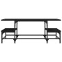 Mesa de centro madera contrachapada negro 100x50,5x40 cm en Mesas de centro | Comprar online en Foru.es