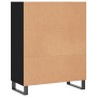 Estantería madera de ingeniería negro 69,5x32,5x90 cm de vidaXL, Aparadores - Ref: Foro24-828389, Precio: 67,17 €, Descuento: %