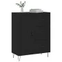 Aparador de madera de ingeniería negro 69,5x34x90 cm de vidaXL, Aparadores - Ref: Foro24-827909, Precio: 91,26 €, Descuento: %