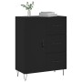Aparador de madera de ingeniería negro 69,5x34x90 cm de vidaXL, Aparadores - Ref: Foro24-827909, Precio: 92,38 €, Descuento: %
