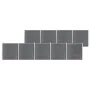 Valla de jardín de WPC gris 1564x186 cm de vidaXL, Paneles de vallas - Ref: Foro24-3053232, Precio: 3,00 €, Descuento: %