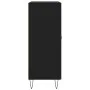 Aparador de madera de ingeniería negro 69,5x34x90 cm de vidaXL, Aparadores - Ref: Foro24-827909, Precio: 91,26 €, Descuento: %