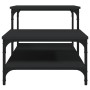 Mesa de centro madera contrachapada negro 100x50,5x45 cm en Mesas de centro | Comprar online en Foru.es