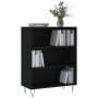 Estantería madera de ingeniería negro 69,5x32,5x90 cm de vidaXL, Librerías y estanterías - Ref: Foro24-828357, Precio: 56,18 ...