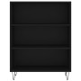 Estantería madera de ingeniería negro 69,5x32,5x90 cm de vidaXL, Librerías y estanterías - Ref: Foro24-828357, Precio: 56,18 ...