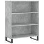 Estantería madera de ingeniería gris hormigón 69,5x32,5x90 cm de vidaXL, Aparadores - Ref: Foro24-828392, Precio: 64,99 €, De...
