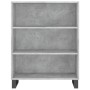 Estantería madera de ingeniería gris hormigón 69,5x32,5x90 cm de vidaXL, Aparadores - Ref: Foro24-828392, Precio: 64,99 €, De...