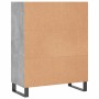 Estantería madera de ingeniería gris hormigón 69,5x32,5x90 cm de vidaXL, Aparadores - Ref: Foro24-828392, Precio: 64,99 €, De...