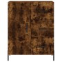 Aparador de madera de ingeniería roble ahumado 69,5x34x90 cm de vidaXL, Aparadores - Ref: Foro24-827929, Precio: 75,27 €, Des...