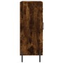 Aparador de madera de ingeniería roble ahumado 69,5x34x90 cm de vidaXL, Aparadores - Ref: Foro24-827929, Precio: 75,27 €, Des...