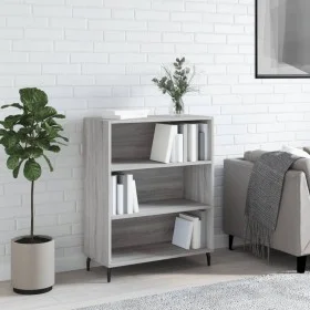 Estantería madera de ingeniería gris Sonoma 69,5x32,5x90 cm de vidaXL, Aparadores - Ref: Foro24-828386, Precio: 60,88 €, Desc...