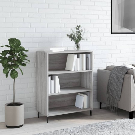 Estantería madera de ingeniería gris Sonoma 69,5x32,5x90 cm de vidaXL, Aparadores - Ref: Foro24-828386, Precio: 61,65 €, Desc...