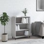 Estantería madera de ingeniería gris Sonoma 69,5x32,5x90 cm de vidaXL, Aparadores - Ref: Foro24-828386, Precio: 61,65 €, Desc...