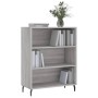 Estantería madera de ingeniería gris Sonoma 69,5x32,5x90 cm de vidaXL, Aparadores - Ref: Foro24-828386, Precio: 61,65 €, Desc...