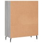 Estantería madera de ingeniería gris Sonoma 69,5x32,5x90 cm de vidaXL, Aparadores - Ref: Foro24-828386, Precio: 61,65 €, Desc...