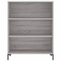 Estantería madera de ingeniería gris Sonoma 69,5x32,5x90 cm de vidaXL, Librerías y estanterías - Ref: Foro24-828370, Precio: ...