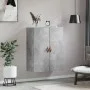 Armario de pared gris hormigón 69,5x34x90 cm de vidaXL, Aparadores - Ref: Foro24-828400, Precio: 80,84 €, Descuento: %