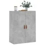 Armario de pared gris hormigón 69,5x34x90 cm de vidaXL, Aparadores - Ref: Foro24-828400, Precio: 80,84 €, Descuento: %