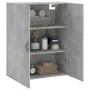 Armario de pared gris hormigón 69,5x34x90 cm de vidaXL, Aparadores - Ref: Foro24-828400, Precio: 80,84 €, Descuento: %