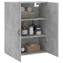Armario de pared gris hormigón 69,5x34x90 cm de vidaXL, Aparadores - Ref: Foro24-828400, Precio: 82,00 €, Descuento: %