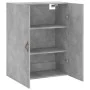 Armario de pared gris hormigón 69,5x34x90 cm de vidaXL, Aparadores - Ref: Foro24-828400, Precio: 80,84 €, Descuento: %