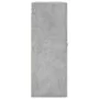 Armario de pared gris hormigón 69,5x34x90 cm de vidaXL, Aparadores - Ref: Foro24-828400, Precio: 80,84 €, Descuento: %