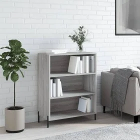 Estantería madera de ingeniería gris Sonoma 69,5x32,5x90 cm de vidaXL, Aparadores - Ref: Foro24-828378, Precio: 45,60 €, Desc...