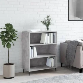 Concrete gray engineered wood shelf 69.5x32.5x90 cm by vidaXL, Sideboards - Ref: Foro24-828384, Price: 59,86 €, Discount: %