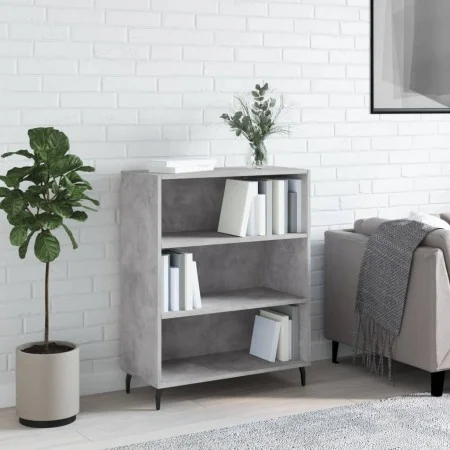 Concrete gray engineered wood shelf 69.5x32.5x90 cm by vidaXL, Sideboards - Ref: Foro24-828384, Price: 59,86 €, Discount: %