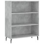 Estantería madera de ingeniería gris hormigón 69,5x32,5x90 cm de vidaXL, Aparadores - Ref: Foro24-828384, Precio: 60,56 €, De...