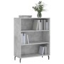 Estantería madera de ingeniería gris hormigón 69,5x32,5x90 cm de vidaXL, Aparadores - Ref: Foro24-828384, Precio: 60,56 €, De...
